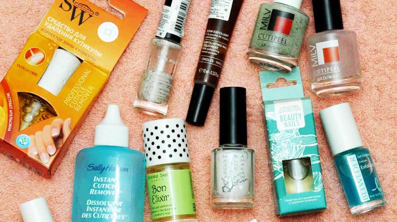Виды ремуверов и маникюрных средств для быстрого удаления кутикулы