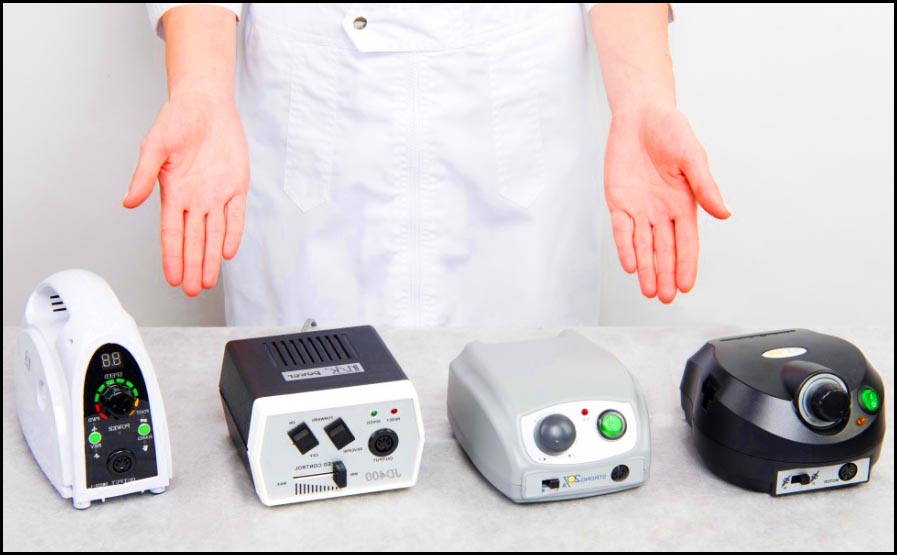 как выбрать аппарат для маникюра, виды фрезеров