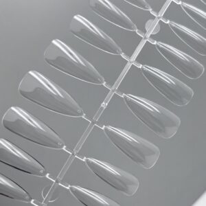 Гелевые типсы для наращивания в боксе 240 шт , миндаль